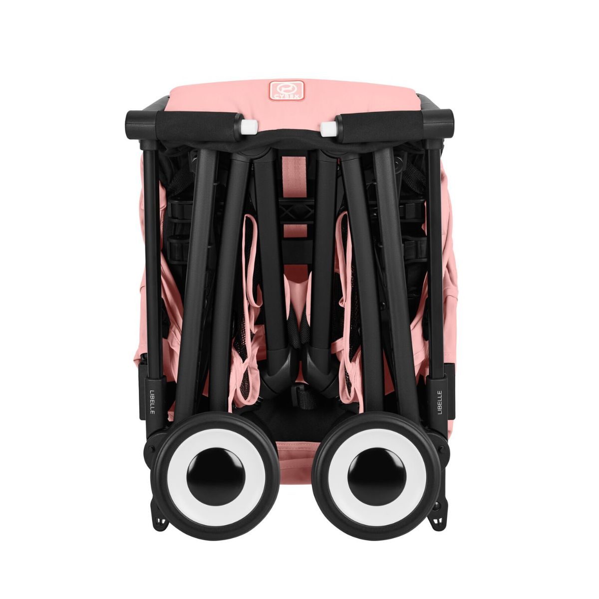 Cybex Libelle Ultra Compact Stroller - Black Frame/Candy Pink