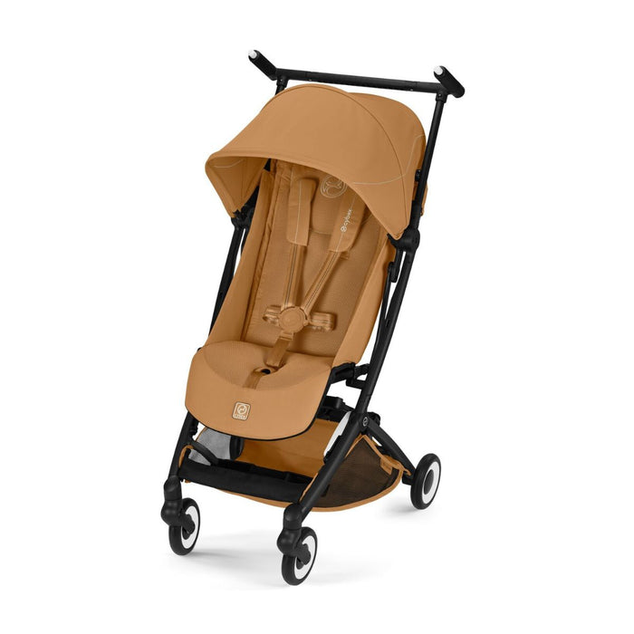 Carrinho De Bebê Compacto Cybex Libelle Black Frame Cinnamon Yellow

