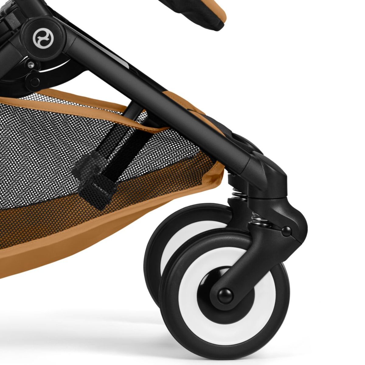 Cybex Libelle Ultra Compact Stroller - Black Frame/Cinnamon Yellow on Luna Baby Store Miami