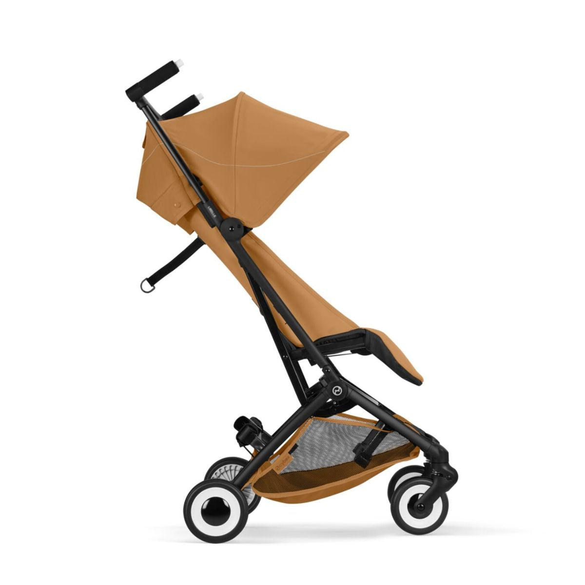 Cybex Libelle Ultra Compact Stroller - Black Frame/Cinnamon Yellow