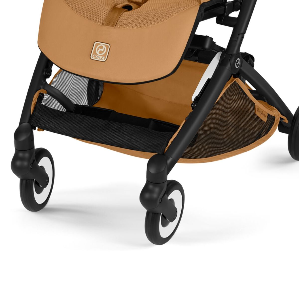 Cybex Libelle Ultra Compact Stroller - Black Frame/Cinnamon Yellow on Luna Baby Store Miami