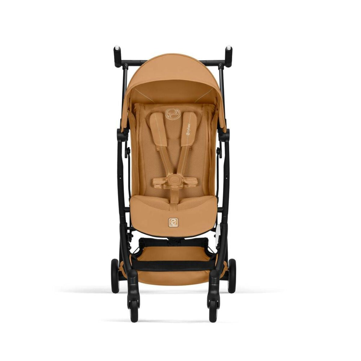 Cybex Libelle Ultra Compact Stroller - Black Frame/Cinnamon Yellow on Luna Baby Store Miami