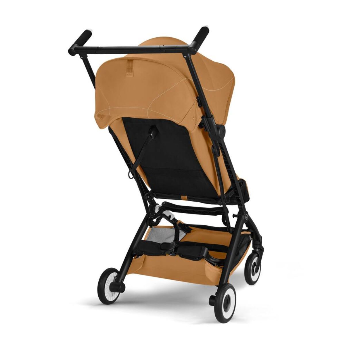 Cybex Libelle Ultra Compact Stroller - Black Frame/Cinnamon Yellow