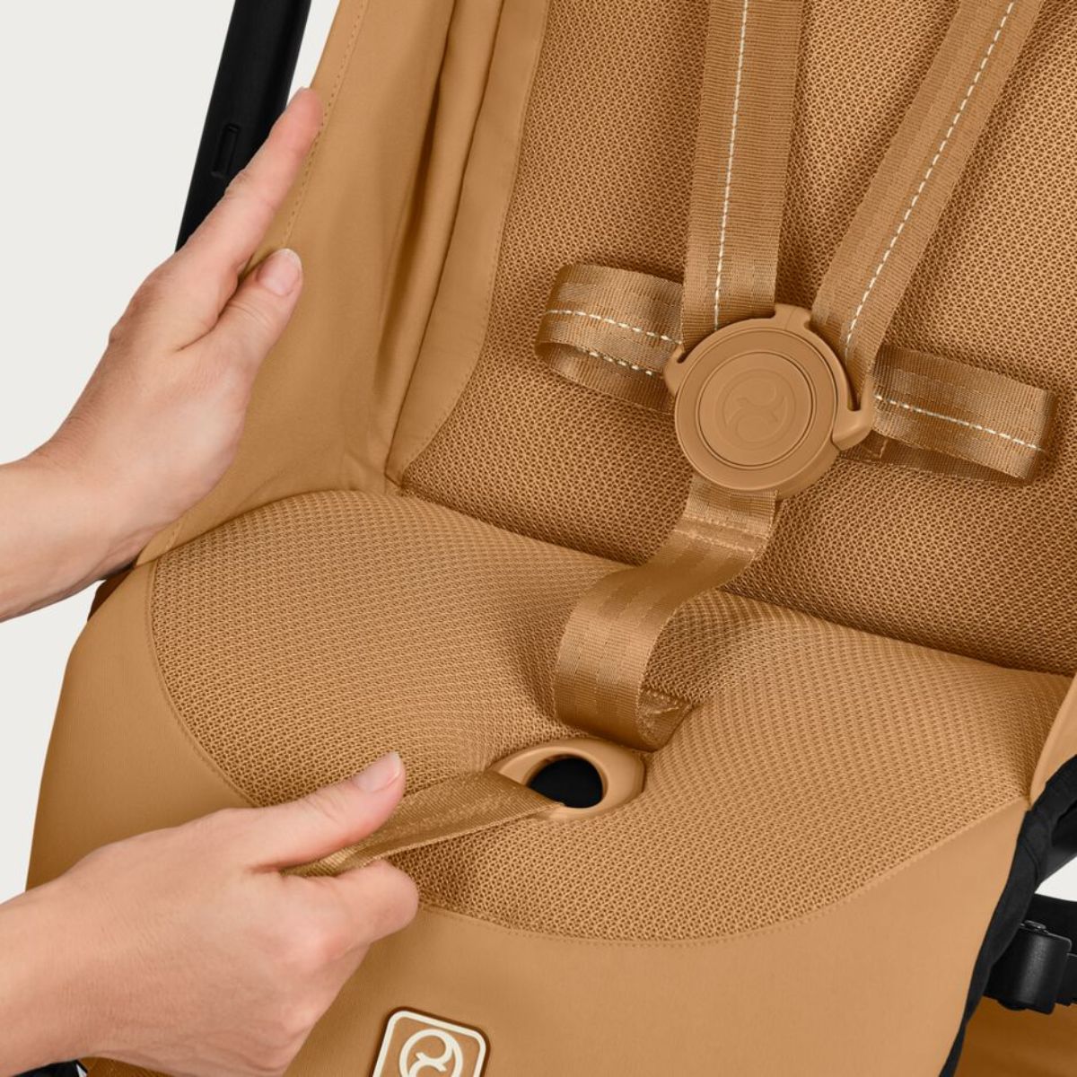 Cybex Libelle Ultra Compact Stroller - Black Frame/Cinnamon Yellow