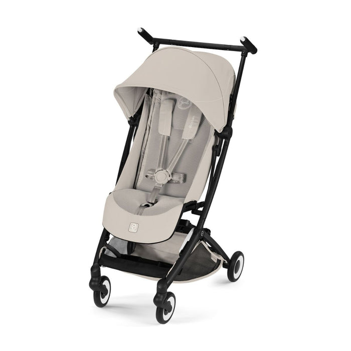 Carrinho De Bebê Compacto Cybex Libelle Black Frame Dune Grey


