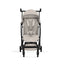 Cybex Libelle Ultra Compact Stroller - Black Frame/Dune Grey on Luna Baby Store Miami