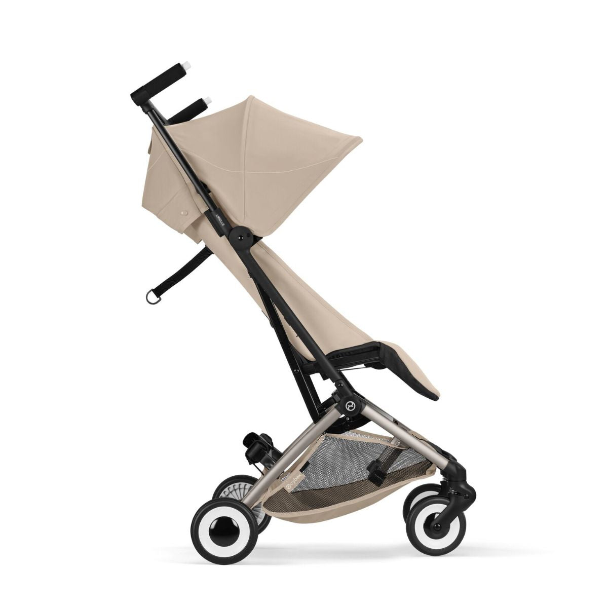 Cybex Libelle Ultra Compact Stroller - Taupe Frame/Almond Beige