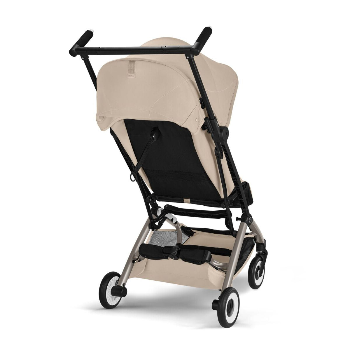 Cybex Libelle Ultra Compact Stroller - Taupe Frame/Almond Beige on Luna Baby Store Miami