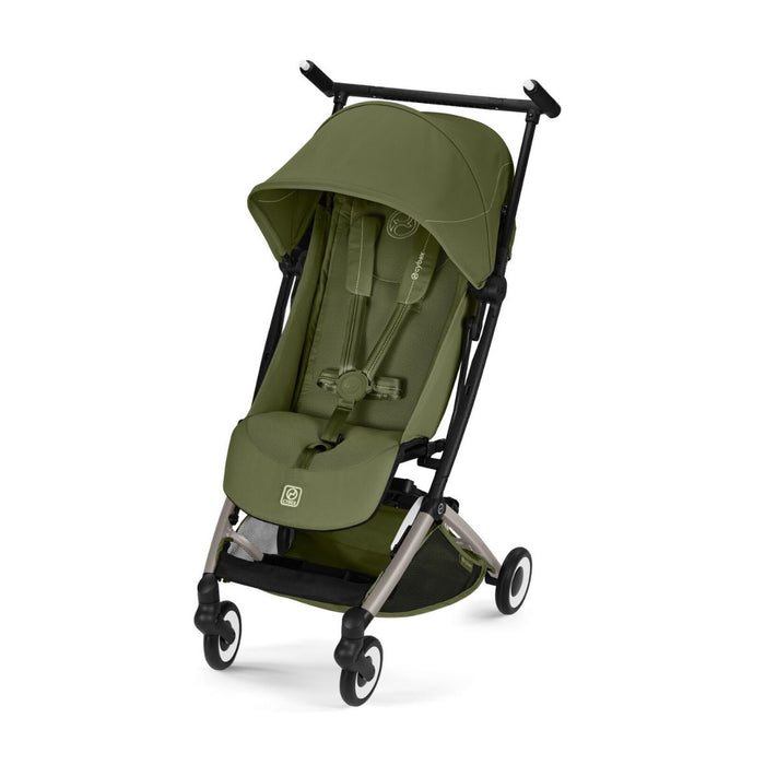 Carrinho De Bebê Compacto Cybex Libelle Taupe Frame Moss Green

