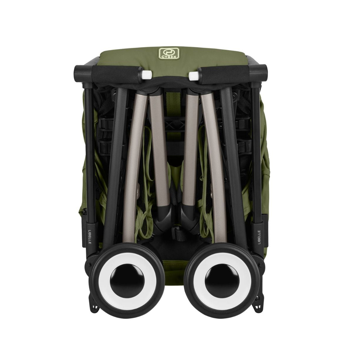 Cybex Libelle Ultra Compact Stroller - Taupe Frame/Moss Green
