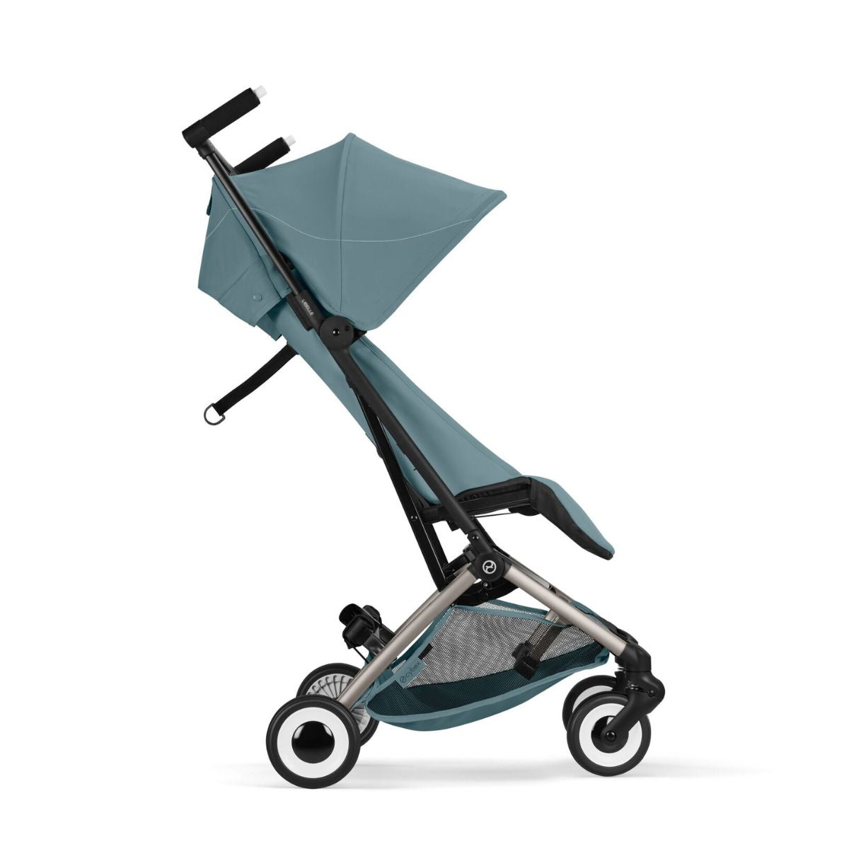 Cybex Libelle Ultra Compact Stroller - Taupe Frame/Stormy Blue