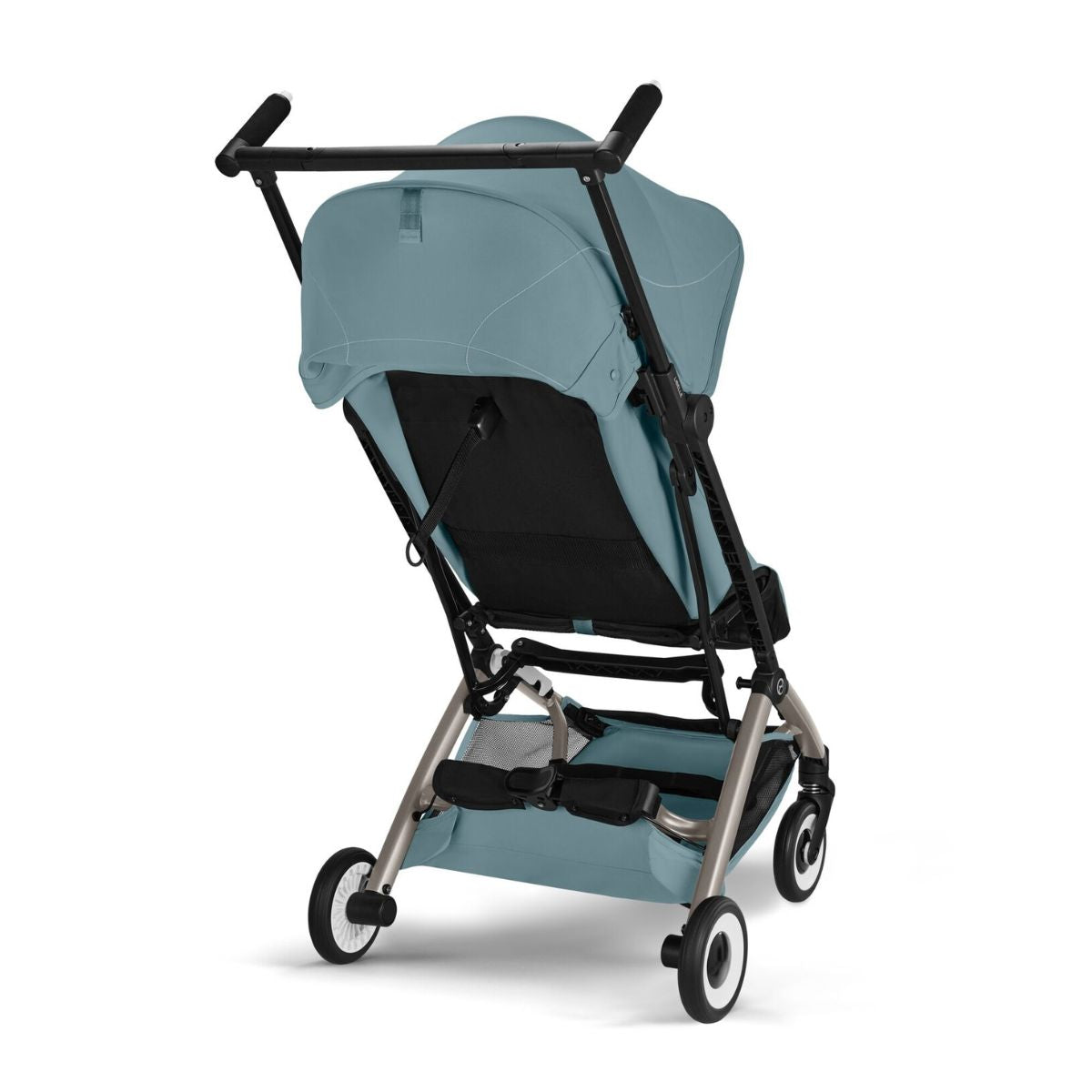 Cybex Libelle Ultra Compact Stroller - Taupe Frame/Stormy Blue