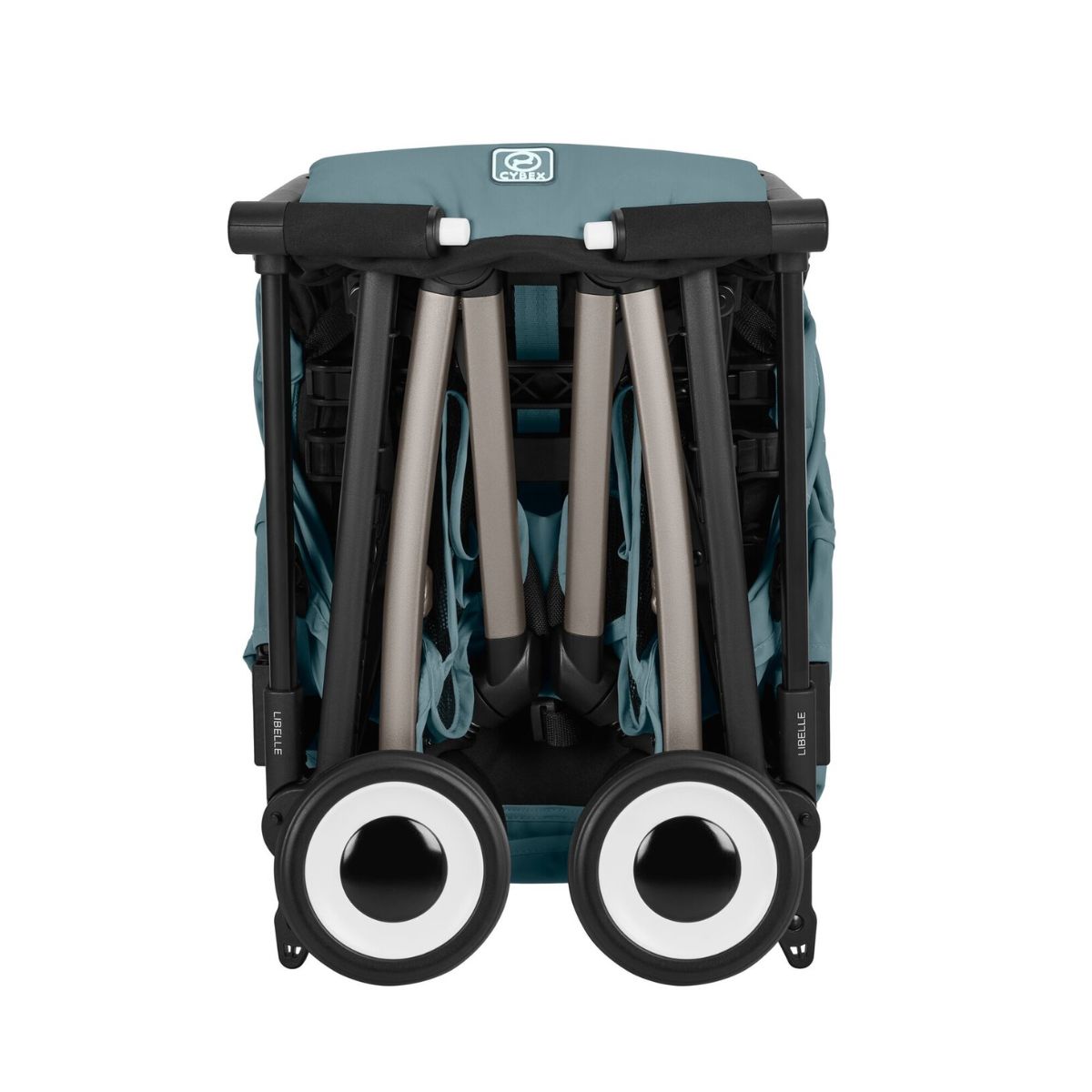 Cybex Libelle Ultra Compact Stroller - Taupe Frame/Stormy Blue
