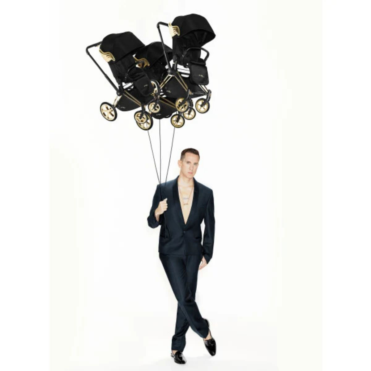 Carrinho De Bebê Cybex Priam 4 - Jeremy Scott Wings on Luna Baby Store Miami