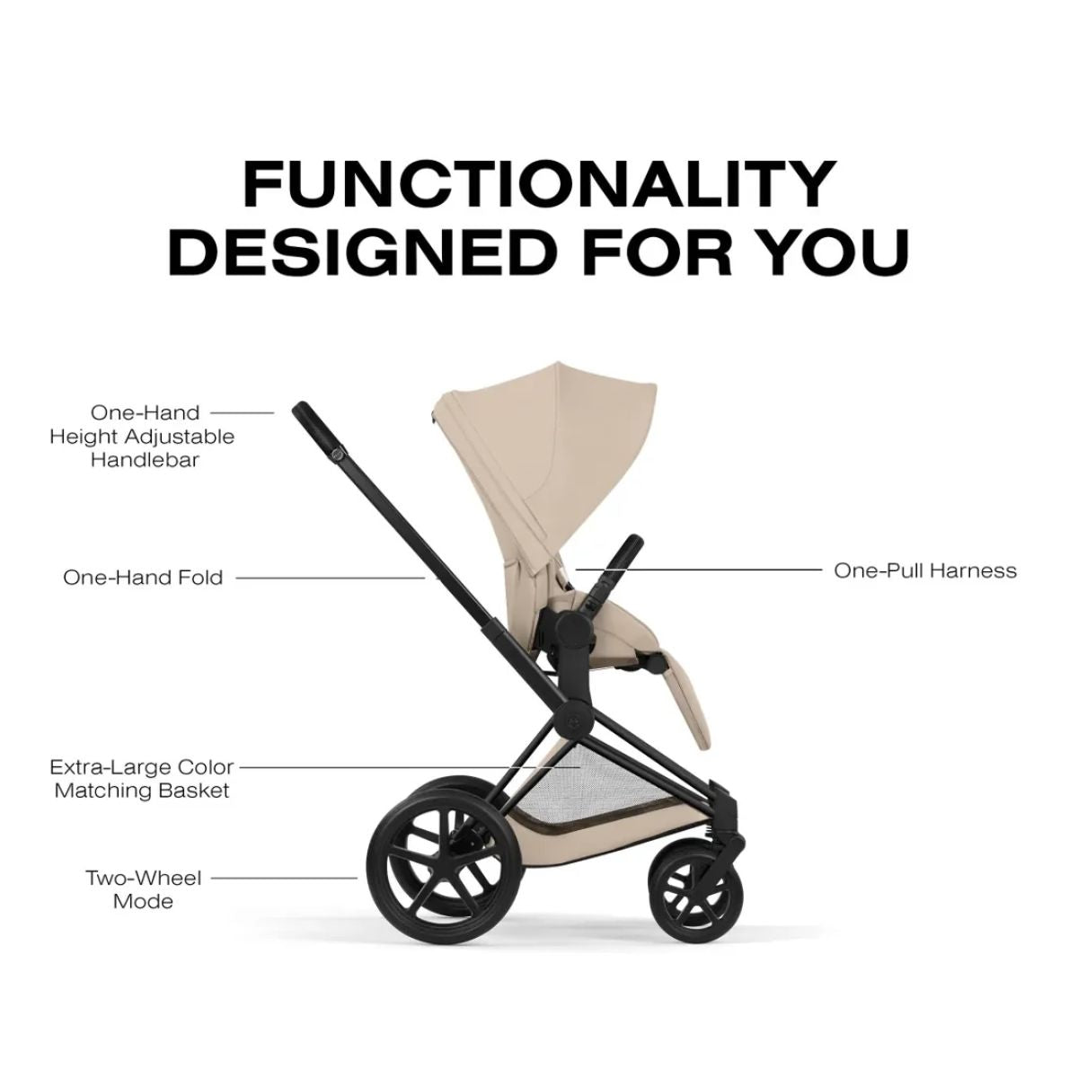 Carrinho De Bebê Cybex Priam 2026 Lux Matte Black / Cozy Beige

 on Luna Baby Store Miami