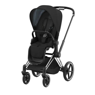 Carrinho De Bebê Cybex Priam 4 Black Deep Black
