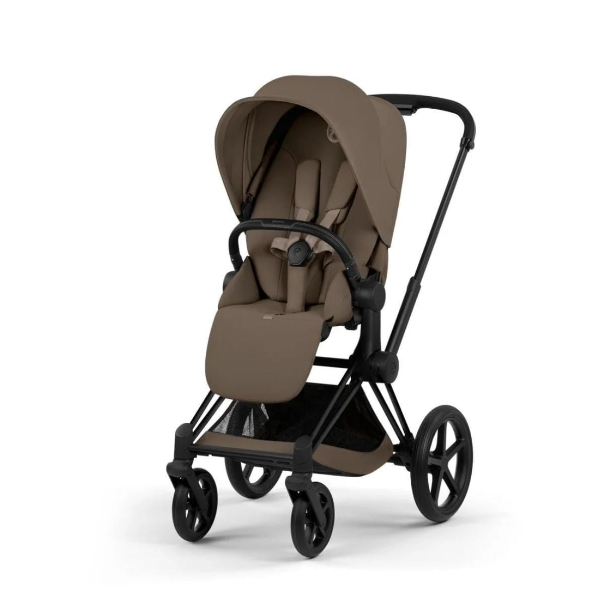 Carrinho De Bebê Cybex Priam 2026 Lux Matte Black / Coconut Brown

