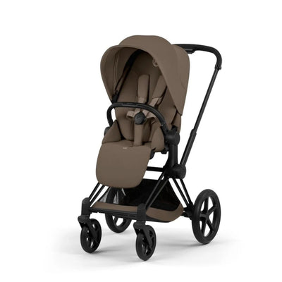 Carrinho De Bebê Cybex Priam 2026 Lux Matte Black / Coconut Brown

