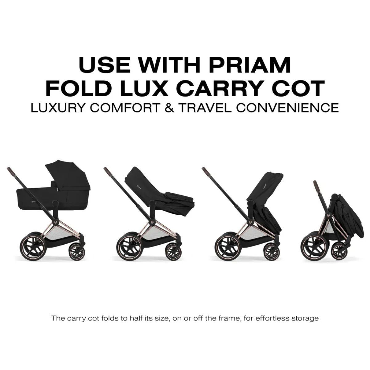 Carrinho De Bebê Cybex Priam 2026 Lux Matte Black / Coconut Brown

 on Luna Baby Store Miami