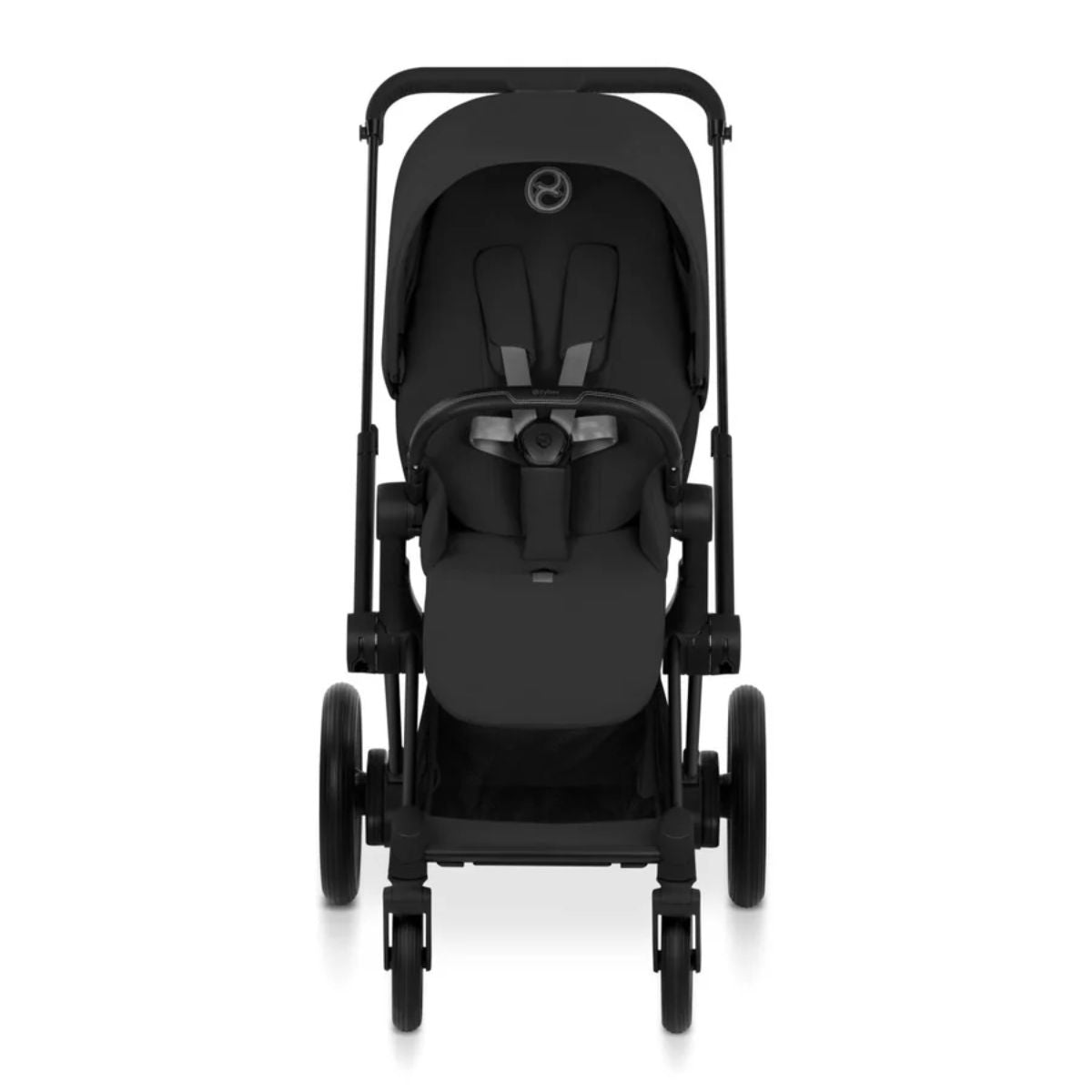 Cybex E-Priam 2 Stroller - Black Frame/Sepia Black Seat Pack