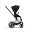 Cybex E-Priam 2 Stroller - Rose Gold/Brown Frame and Sepia Black Seat Pack