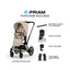 Carrinho De Bebê Cybex E-Priam Cozy Beige (Matt Black Frame)

 on Luna Baby Store Miami