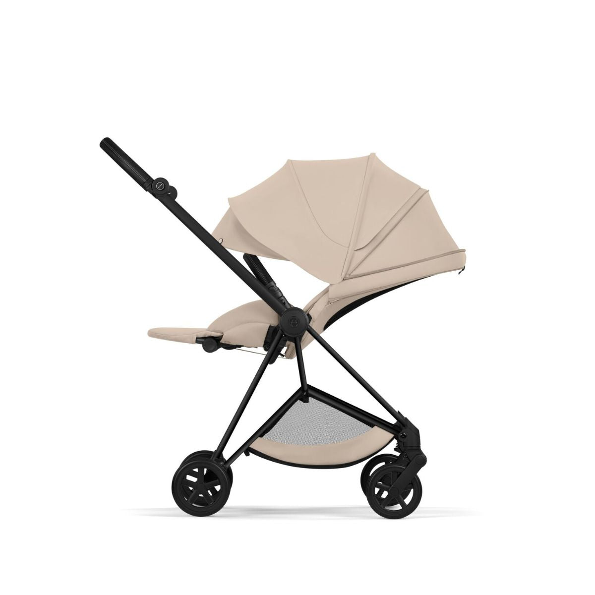 Cybex Mios Stroller - Matte Black Frame/Cozy Beige Lux Seat
