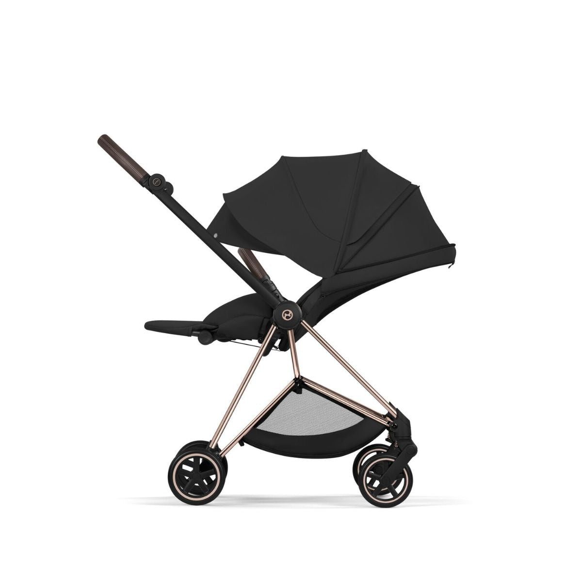 Cybex Mios Stroller - Rose Gold Frame/Sepia Black Lux Seat
