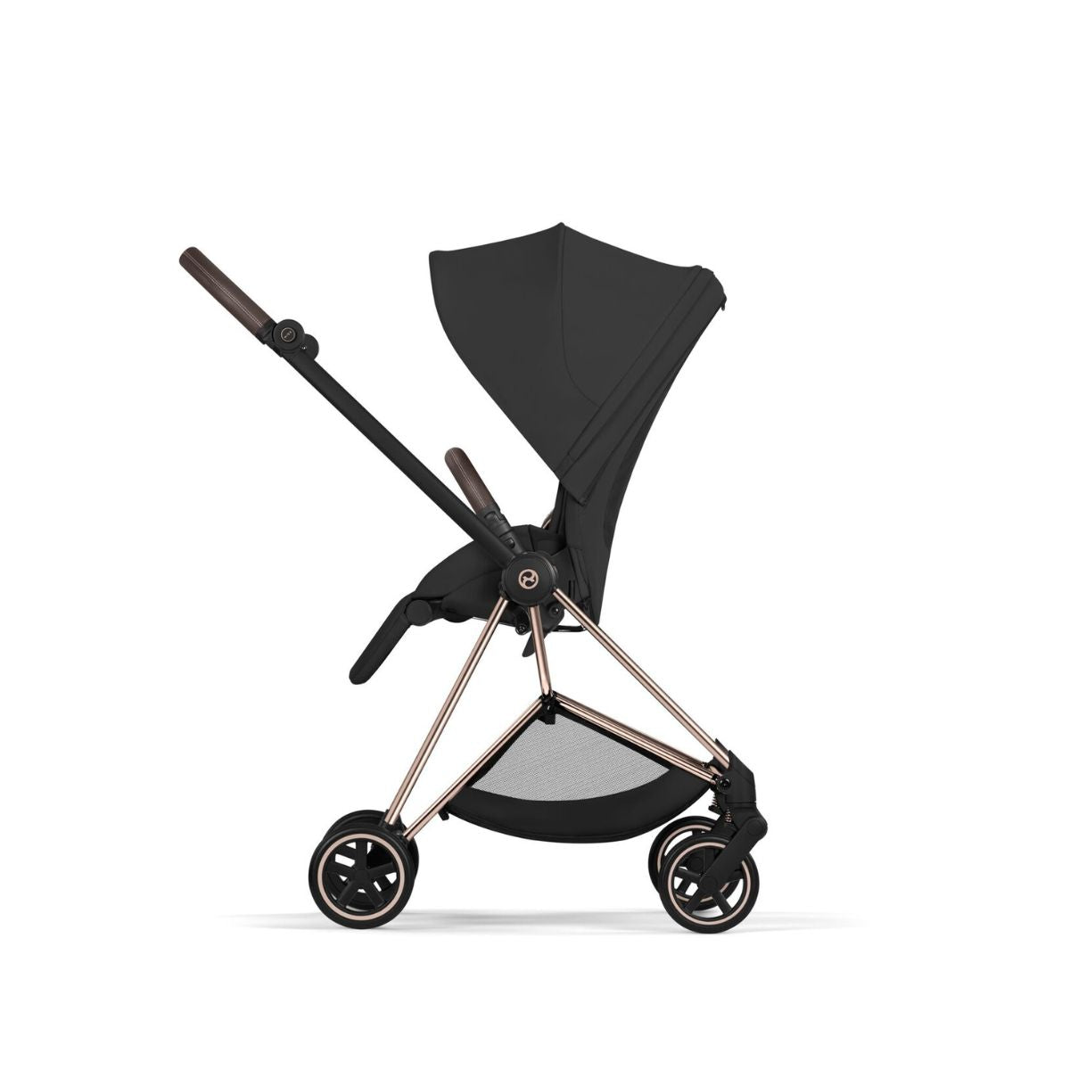 Cybex Mios Stroller - Rose Gold Frame/Sepia Black Lux Seat
