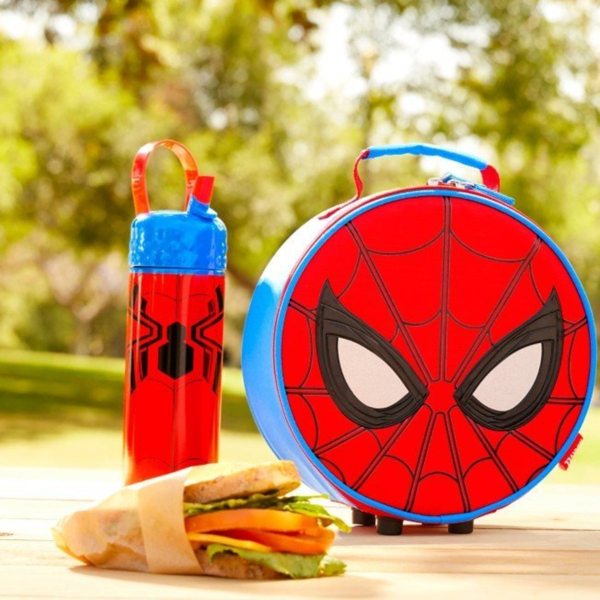 Lancheira Infantil Disney Redonda Homem Aranha