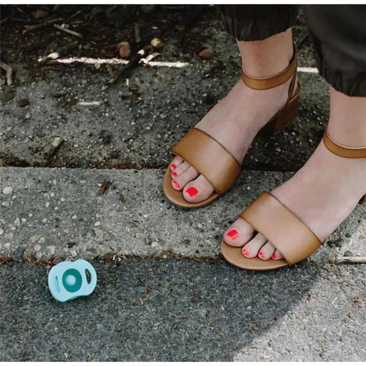 Doddle & Co. The Pop Pacifier - Teal Life Green