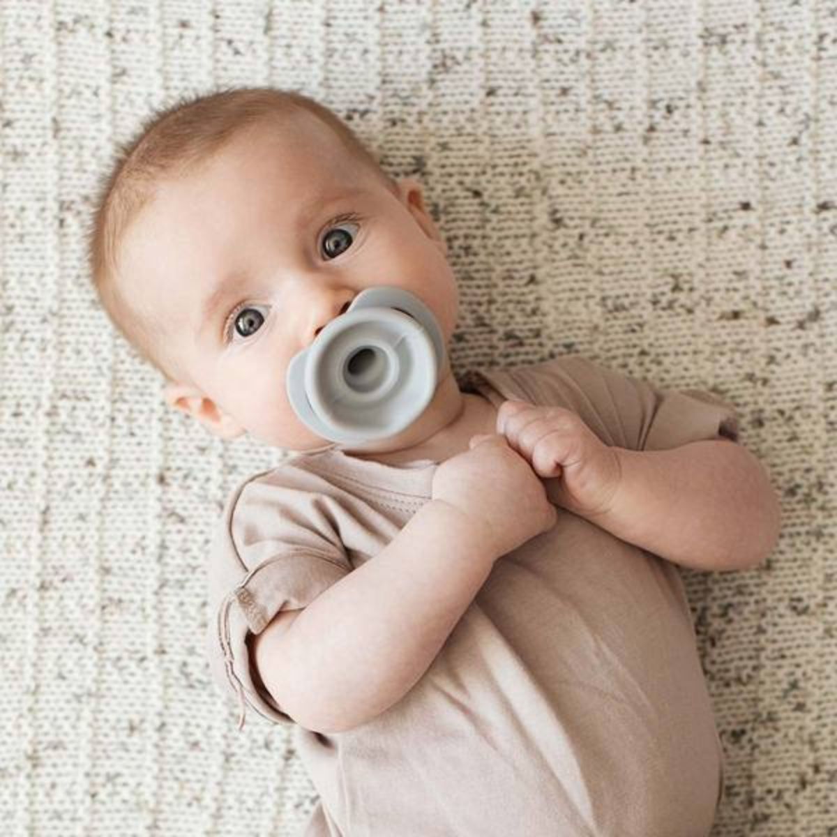 Doddle & Co. The Pop Pacifier - Oh Happy Grey on Luna Baby Store Miami