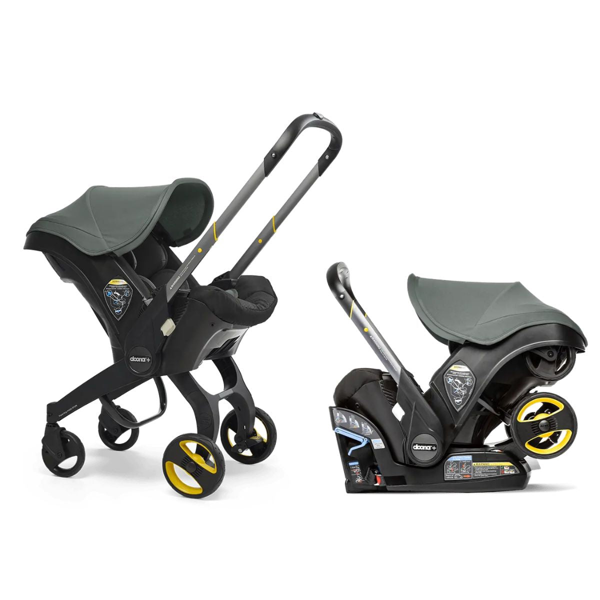 Doona Infant Car Seat & Stroller Travel System - Slate Green