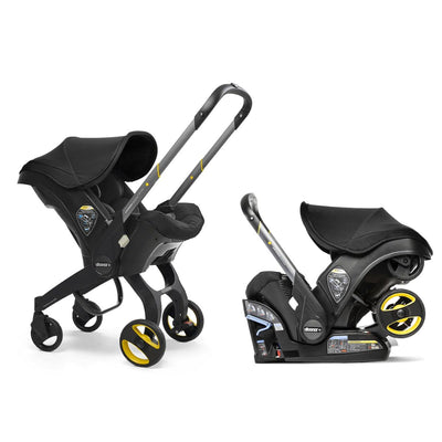Doona Plus Car Seat & Stroller with SensAlert Bundle - Nitro Black