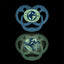 Dr. Brown’s Advantage Glow-in-the-Dark Pacifiers 6-18M Pack of 2 Blue Nature on Luna Baby Store Miami