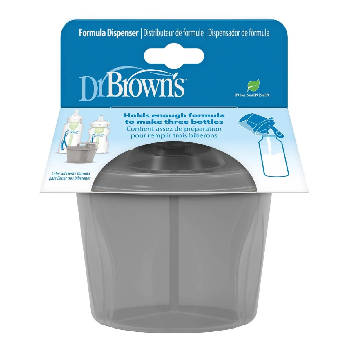 Dr. Brown’s Baby Formula Dispenser Gray