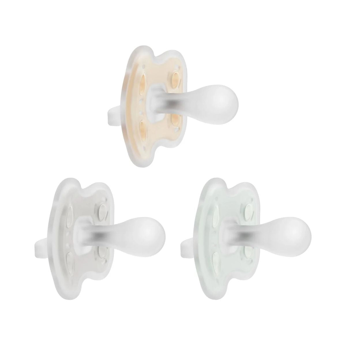 Dr. Brown’s Advantage One-Piece Silicone Pacifier 3-Pack - 0-6M on Luna Baby Store Miami