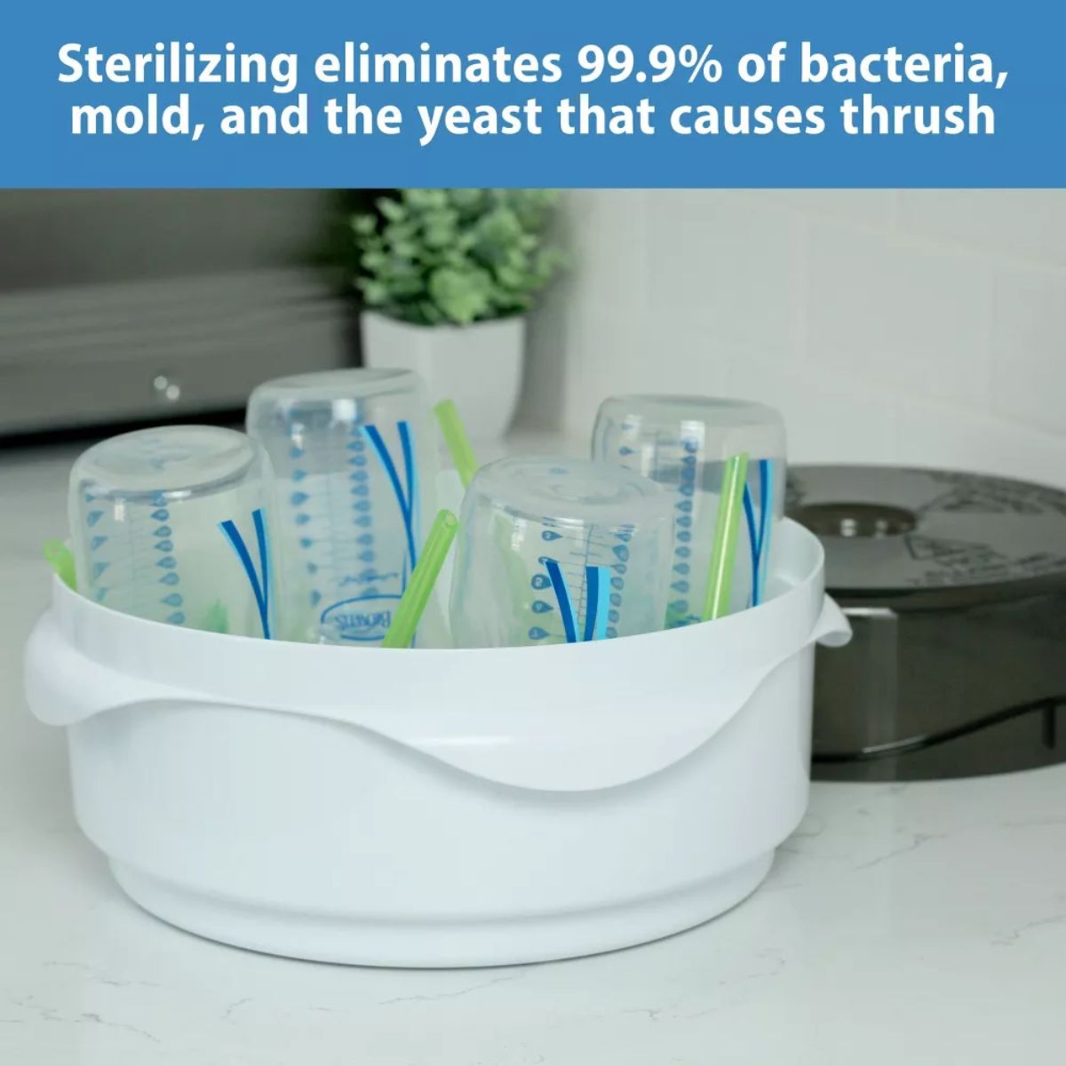 Esterilizador a Vapor Para Mamadeiras Dr. Brown's Baby Micro-ondas
