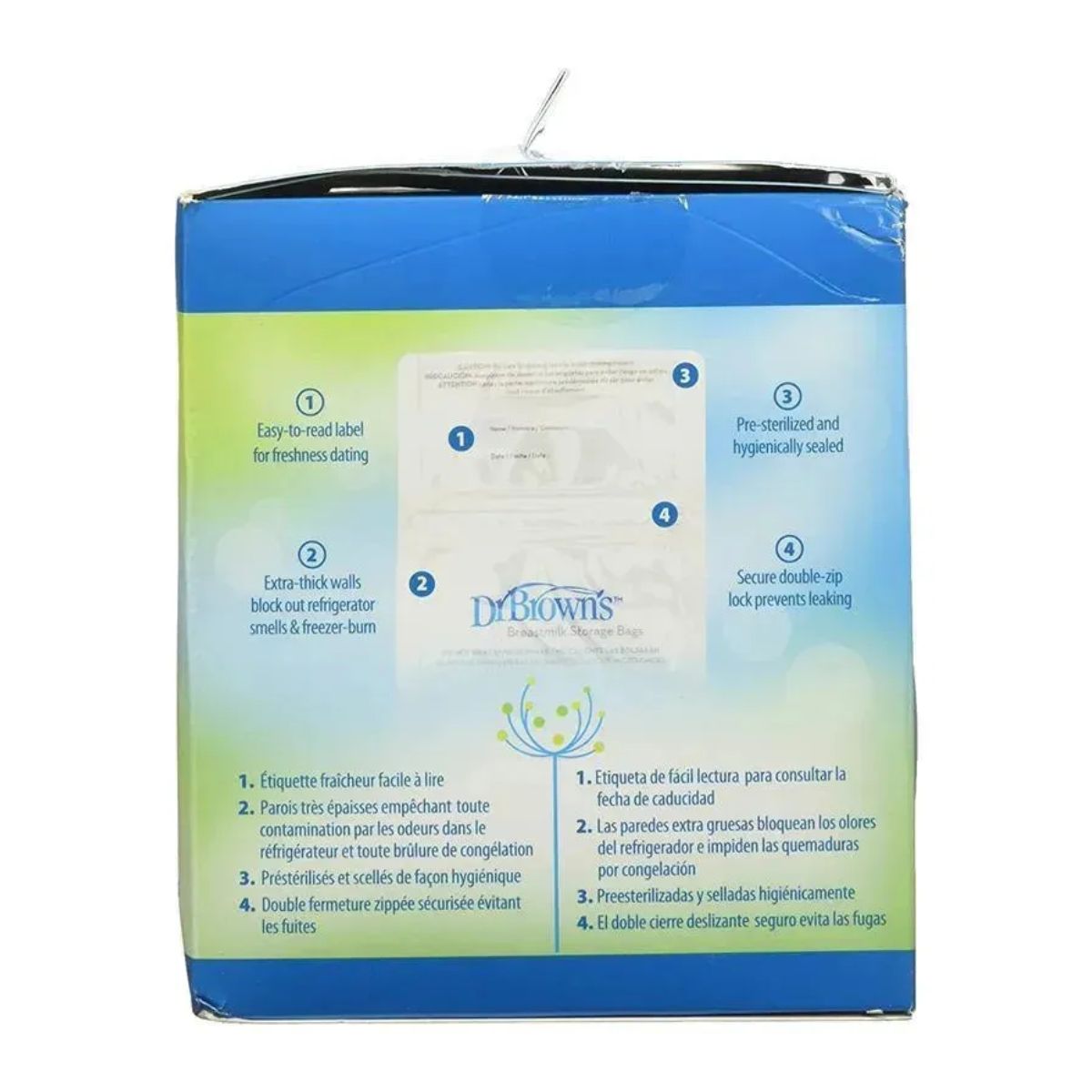 Dr. Brown's Breastmilk Storage Bags 6 oz - 100 count