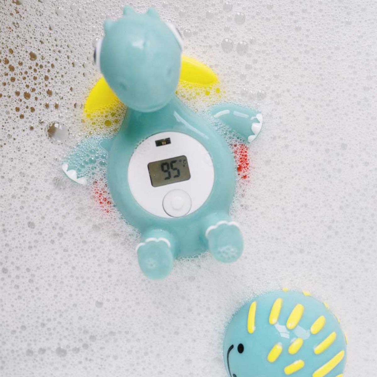 Dr. Brown's CleanUp Temposaurus Floating Bath Thermometer on Luna Baby Store Miami