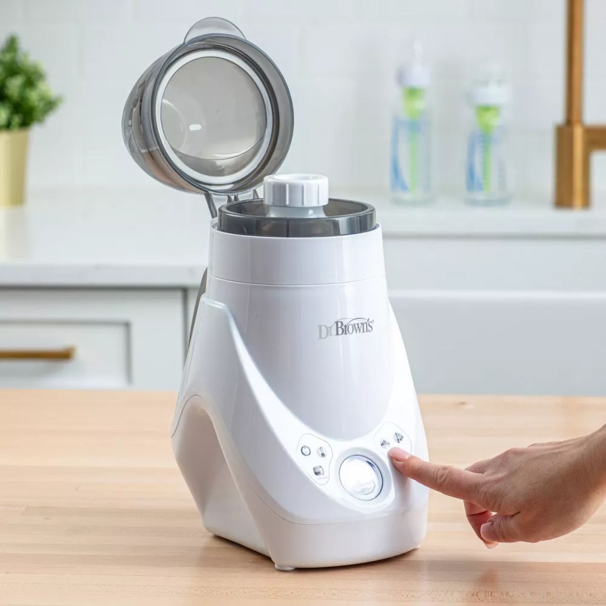 Aquecedor e esterilizador de mamadeiras Dr. Brown's Deluxe - Branco on Luna Baby Store Miami