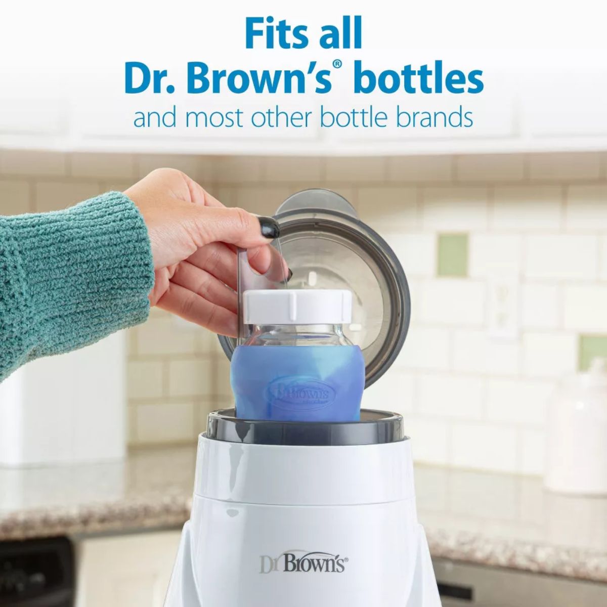 Aquecedor e esterilizador de mamadeiras Dr. Brown's Deluxe - Branco on Luna Baby Store Miami