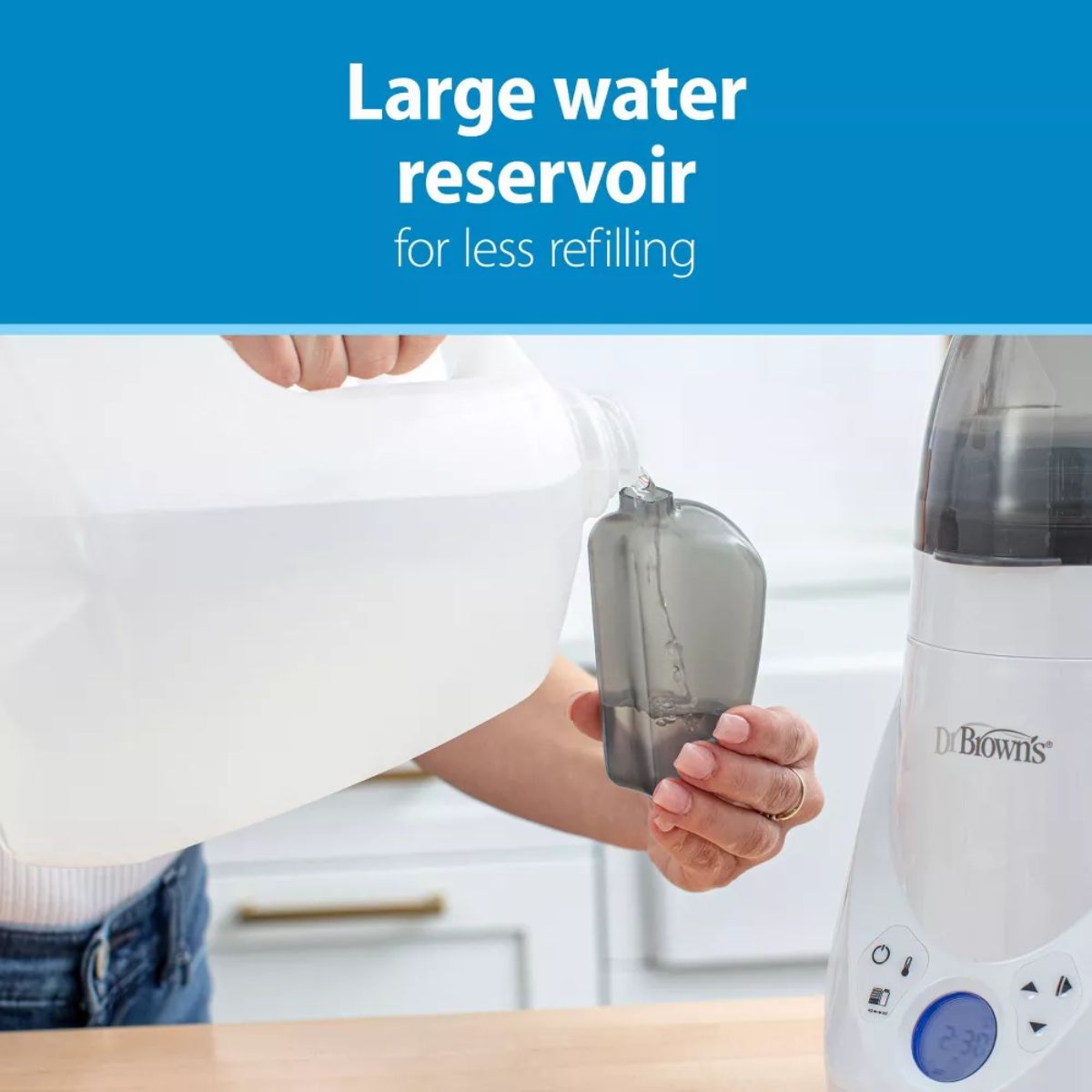 Aquecedor e esterilizador de mamadeiras Dr. Brown's Deluxe - Branco on Luna Baby Store Miami