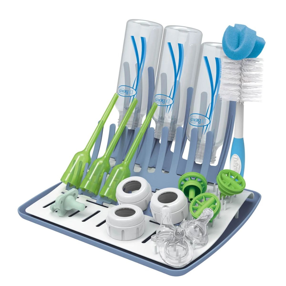 Dr. Brown's Natural Flow Folding Drying Rack on Luna Baby Store Miami