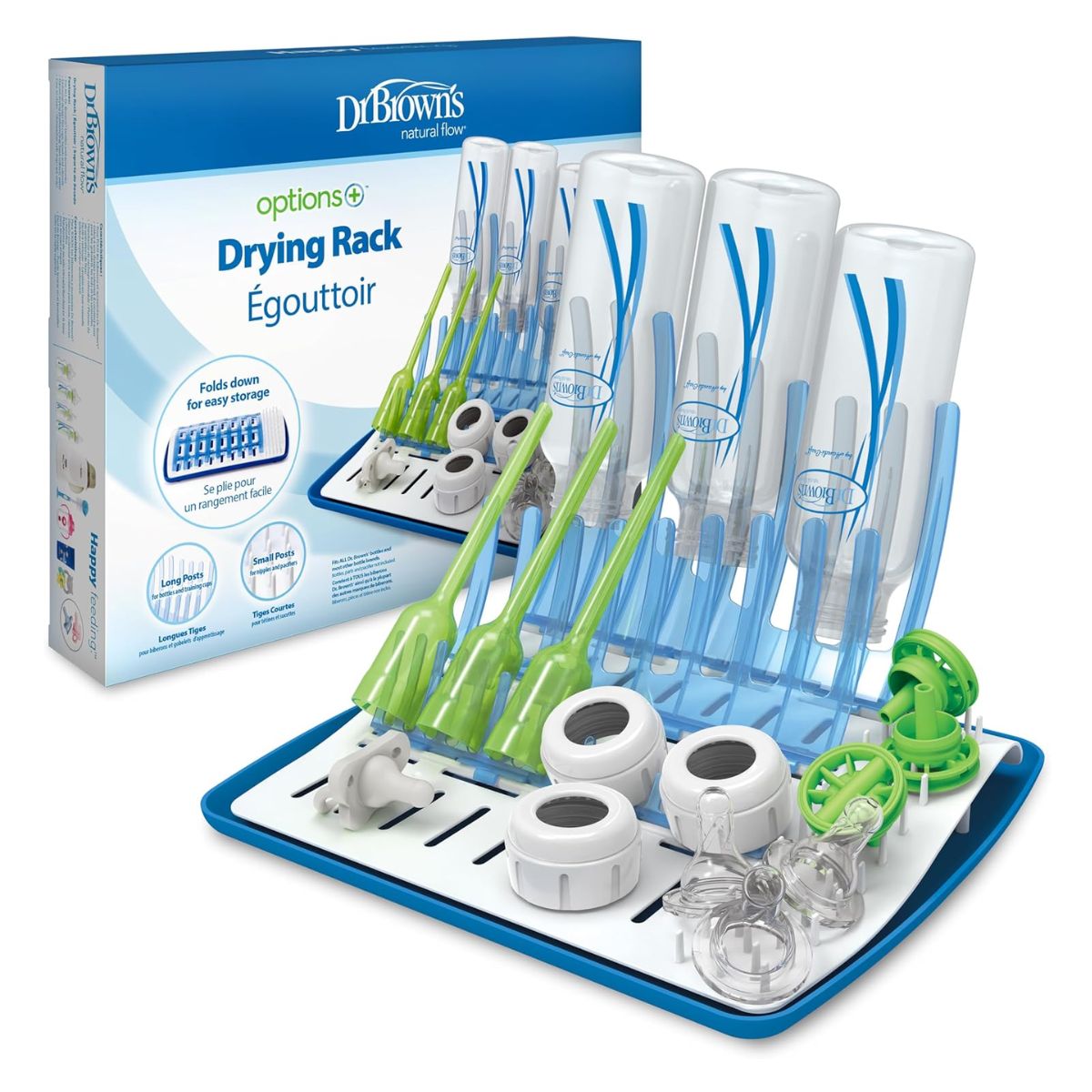 Dr. Brown's Natural Flow Folding Drying Rack