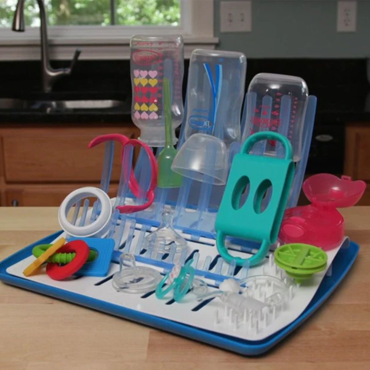 Dr. Brown's Natural Flow Folding Drying Rack on Luna Baby Store Miami