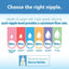 Dr. Brown’s Options+ Anti-Colic Narrow Glass Baby Bottle 4oz on Luna Baby Store Miami