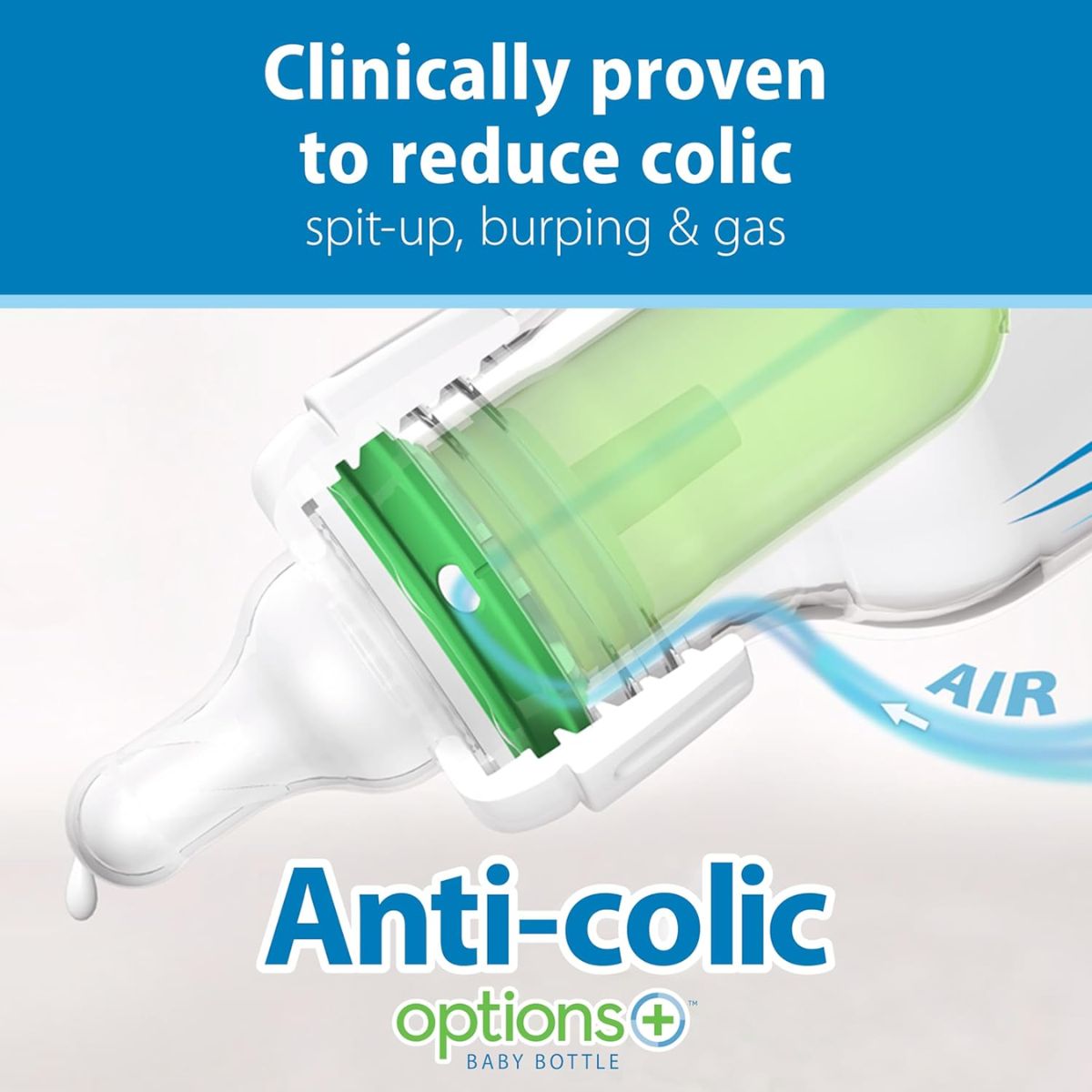 Dr. Brown’s Options+ Anti-Colic Newborn Narrow Baby Bottle Gift Set - 0M+