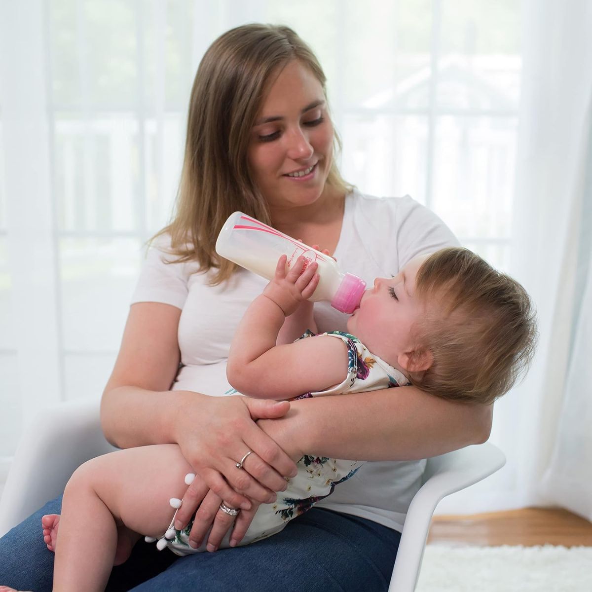 Dr. Brown’s Options+ Anti-Colic Newborn Narrow Baby Bottle Gift Set Pink - 0m+ on Luna Baby Store Miami