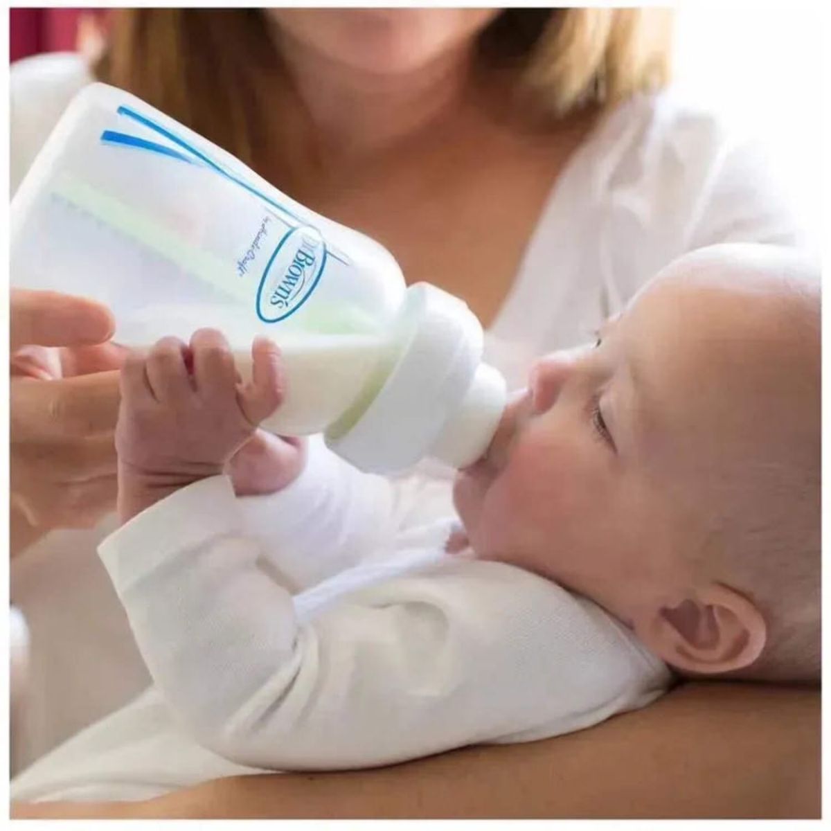 Dr. Brown’s Options+ Wide-Neck Glass Baby Bottle 5 oz, 0-36M - Level 1 on Luna Baby Store Miami